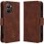 Чехол-книжка с карманами Deexe Wallet Stand для Infinix GT 50 Pro - Brown: фото 1 из 15