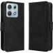 Чехол-книжка с карманами Deexe Wallet Stand для Motorola Edge 70 Max - Black (435505B). Фото 1 из 16