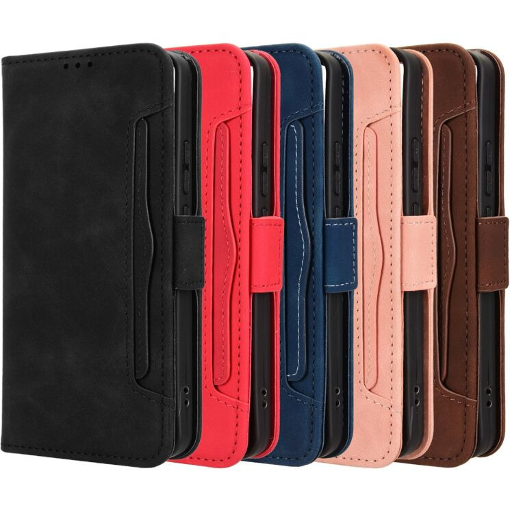 Чехол-книжка с карманами Deexe Wallet Stand для Motorola Edge 70 Max - Red (435505R) Чехол-книжка с карманами Deexe Wallet Stand для Motorola Edge 70 Max - Red: фото 8 из 16