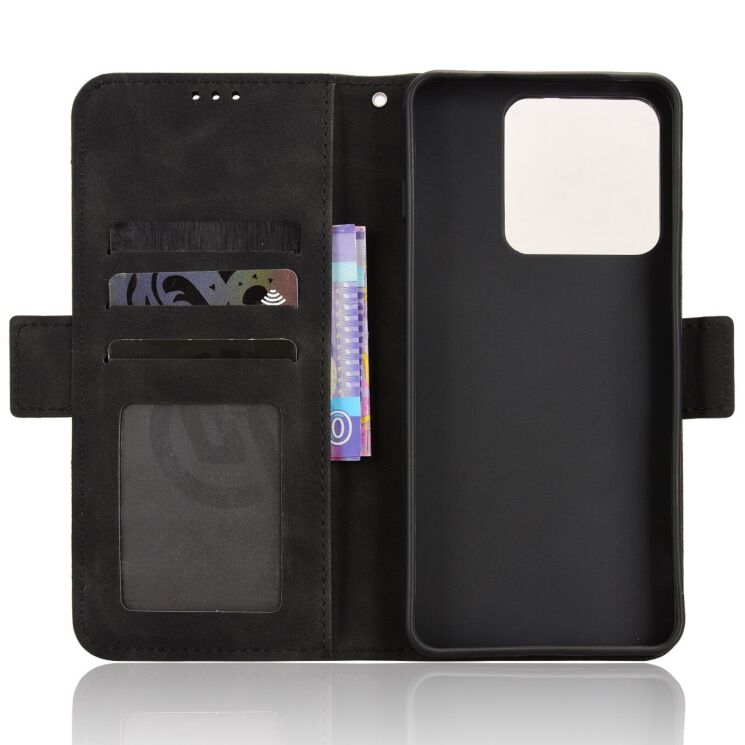 Чехол-книжка с карманами Deexe Wallet Stand для Motorola Edge 70 Max - Black (435505B) Чехол-книжка с карманами Deexe Wallet Stand для Motorola Edge 70 Max - Black: фото 3 из 16