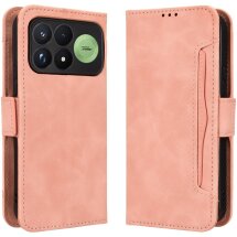 Чехол-книжка с карманами Deexe Wallet Stand для Xiaomi Poco F9 Pro - Pink: фото 1 из 17