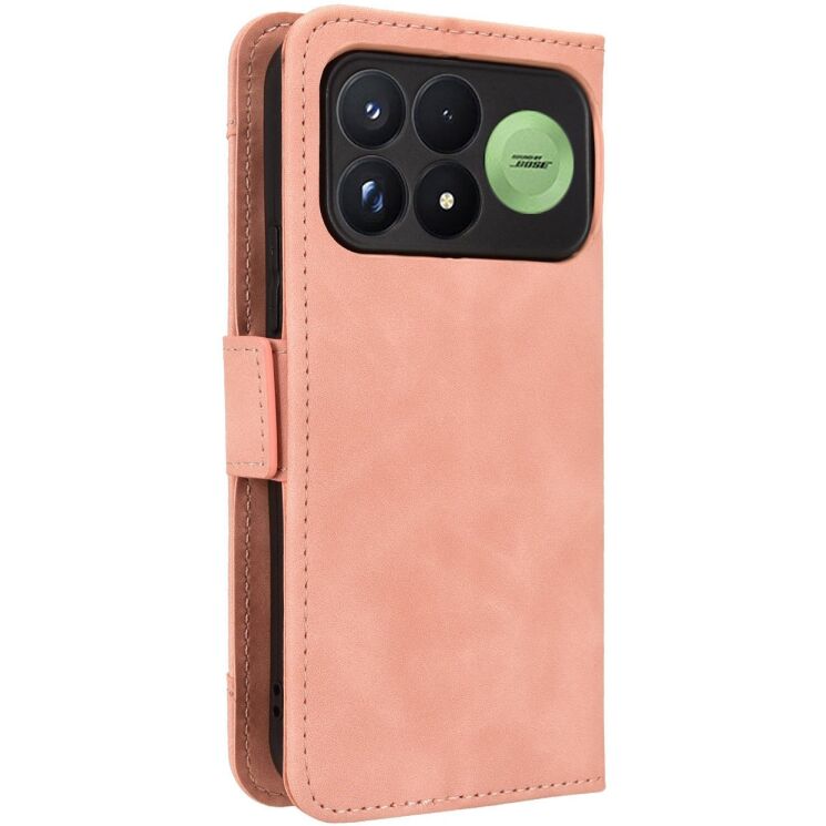 Чехол-книжка с карманами Deexe Wallet Stand для Xiaomi Poco F9 Pro - Pink: фото 7 из 17