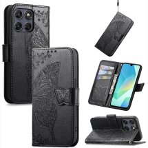 Чохол-книжка з малюнком UniCase Butterfly Pattern для Motorola Edge 70 Fusion - Black: фото 1 з 8