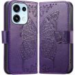 Чехол-книжка с рисунком UniCase Butterfly Pattern для OPPO Reno 16 / 16 Pro - Dark Purple (413214DV)