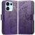 Чехол-книжка с рисунком UniCase Butterfly Pattern для OPPO Reno 16 / 16 Pro - Dark Purple: фото 1 из 14