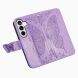 Чехол-книжка с рисунком UniCase Butterfly Pattern для Samsung Galaxy A37 (A376) - Light Purple (406041LV). Фото 4 из 10