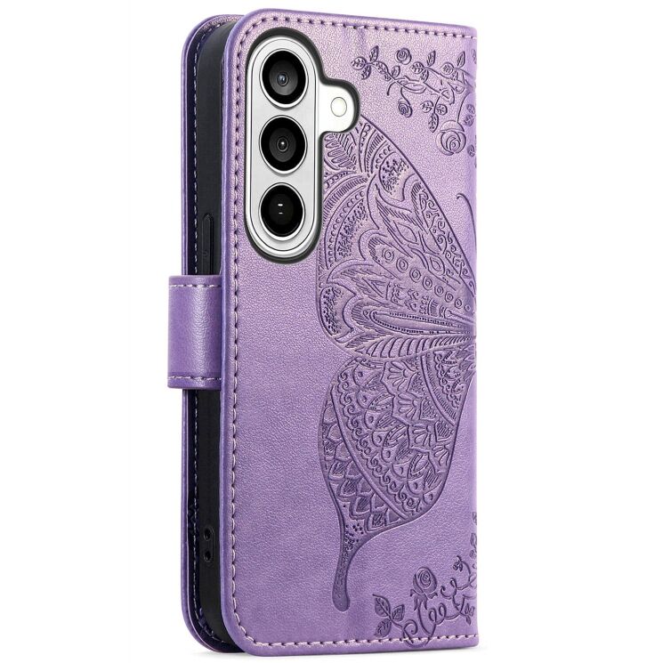 Чехол-книжка с рисунком UniCase Butterfly Pattern для Samsung Galaxy A37 (A376) - Light Purple: фото 7 из 10