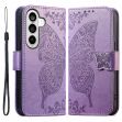 Чехол-книжка с рисунком UniCase Butterfly Pattern для Samsung Galaxy A37 (A376) - Light Purple (406041LV)