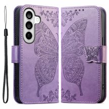 Чехол-книжка с рисунком UniCase Butterfly Pattern для Samsung Galaxy A37 (A376) - Light Purple: фото 1 из 10