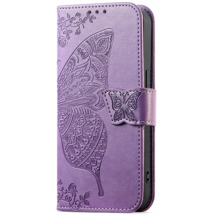 Чехол-книжка с рисунком UniCase Butterfly Pattern для Samsung Galaxy A37 (A376) - Light Purple: фото 6 из 10