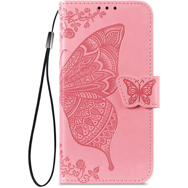 Чехол-книжка с рисунком UniCase Butterfly Pattern для Xiaomi Redmi Note 15 (4G/5G) / Poco M8 5G - Pink: фото 5 из 8