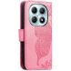 Чехол-книжка с рисунком UniCase Butterfly Pattern для Xiaomi Redmi Note 15 (4G/5G) / Poco M8 5G - Pink (404653P). Фото 6 из 8