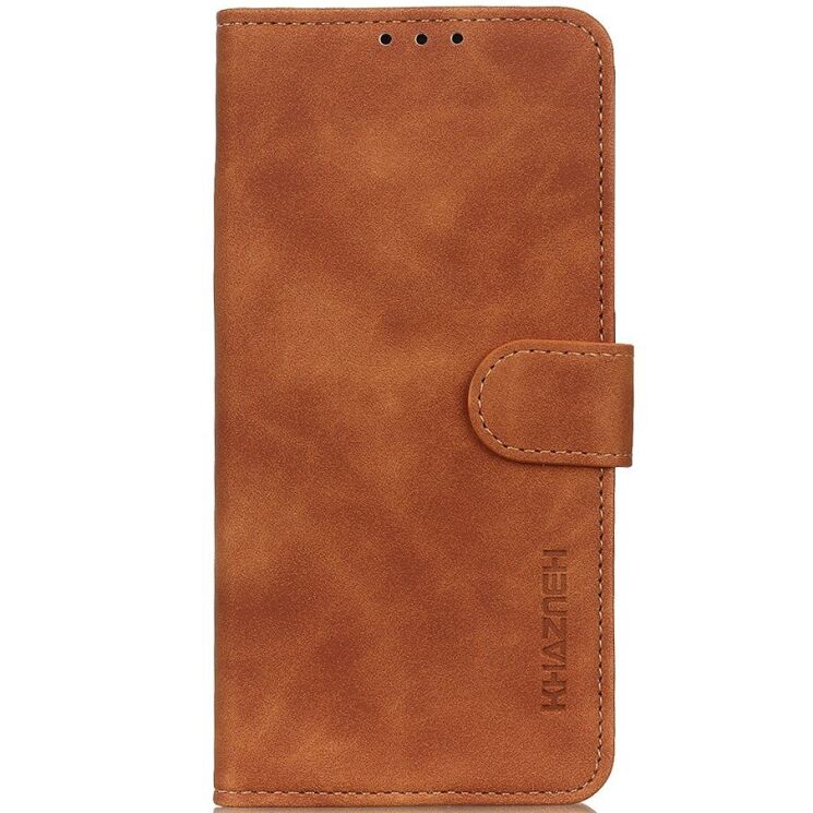 Чехол-книжка с застежкой KHAZNEH Retro Wallet для Google Pixel 10a - Brown: фото 5 из 9