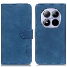Чехол-книжка с застежкой KHAZNEH Retro Wallet для Xiaomi Redmi Note 15 Pro Plus / Poco M8 Pro 5G - Blue: фото 1 из 8
