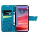 Чехол-книжка UniCase Butterfly Pattern для Motorola Edge 50 Pro - Blue (353640L). Фото 2 из 8