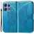 Чехол-книжка UniCase Butterfly Pattern для Motorola Edge 50 Pro - Blue: фото 1 из 8