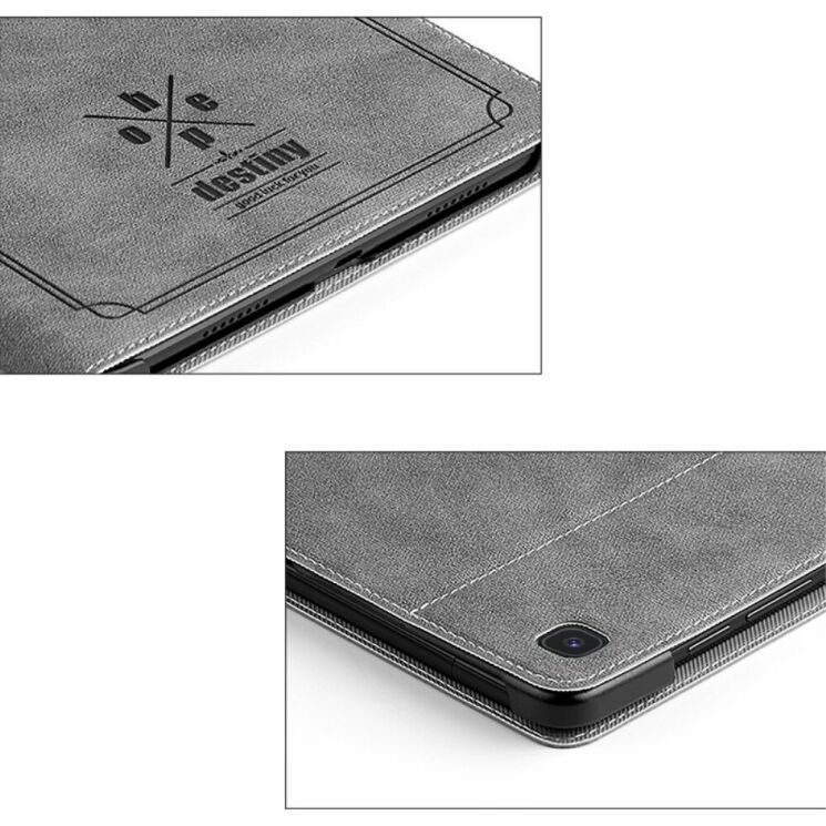 Чехол-книжка UniCase Deer Pattern для Samsung Galaxy Tab S6 lite / S6 Lite (2022/2024) - Grey: фото 8 из 10