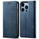 Чехол-книжка UniCase Jeans Wallet для Apple iPhone 14 Pro - Blue (301376L). Фото 1 из 6