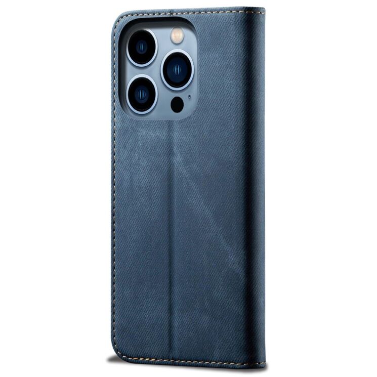 Чехол-книжка UniCase Jeans Wallet для Apple iPhone 14 Pro - Blue: фото 3 из 6