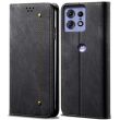Чехол-книжка UniCase Jeans Wallet для Motorola Edge 50 Pro - Black (353617B)