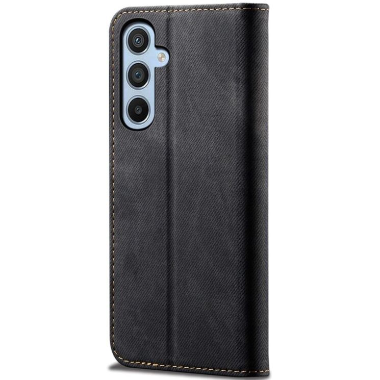 Чехол-книжка UniCase Jeans Wallet для Samsung Galaxy A35 (A356) - Black: фото 6 из 6