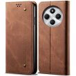 Чехол-книжка UniCase Jeans Wallet для Xiaomi Redmi 14C / Redmi A4 5G / Poco C75 - Coffee (366048C)