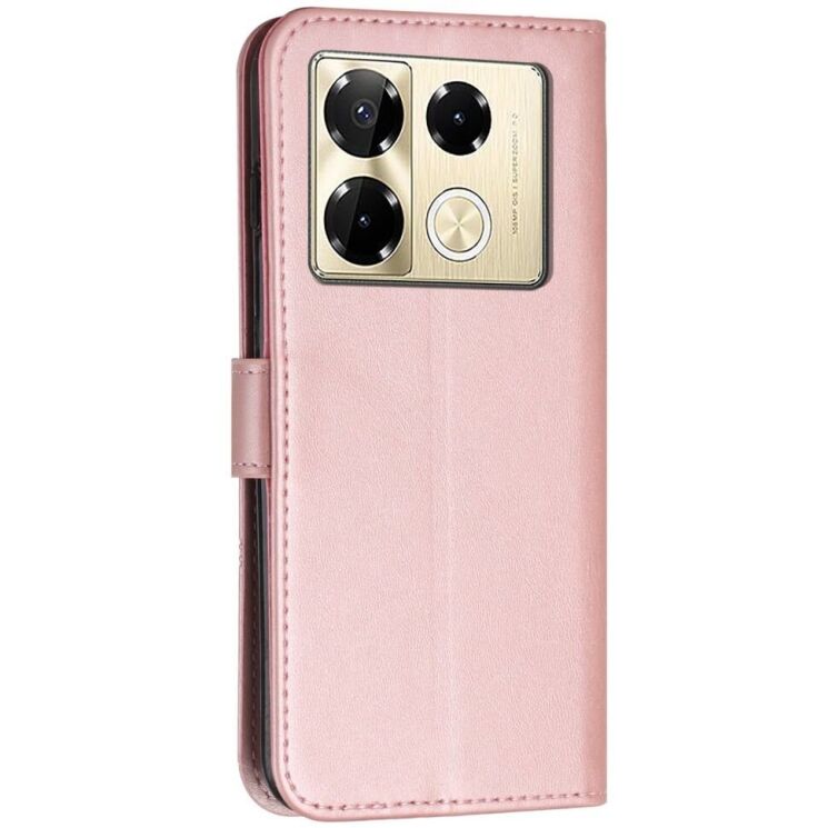 Чехол-книжка UniCase Jet Cover для Infinix Note 40 Pro - Rose Gold: фото 5 из 11