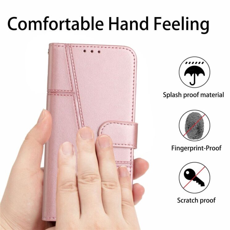 Чехол-книжка UniCase Jet Cover для Infinix Note 40 Pro - Brown: фото 7 из 11