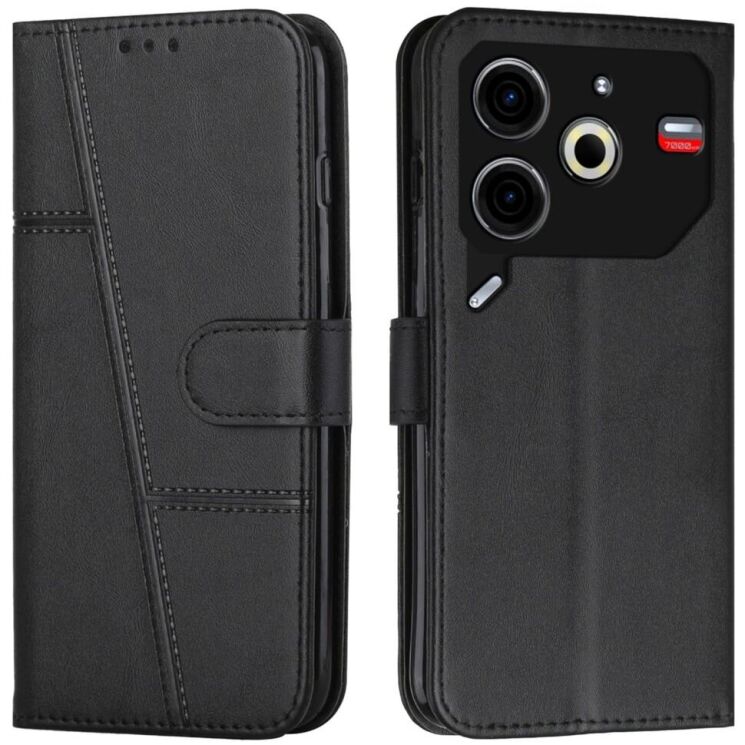 Чехол-книжка UniCase Jet Cover для TECNO Pova 6 Neo - Black: фото 1 из 10