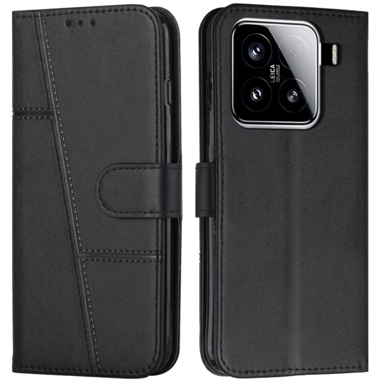 Чохол-книжка UniCase Jet Cover для Xiaomi 15 - Black: фото 1 з 10