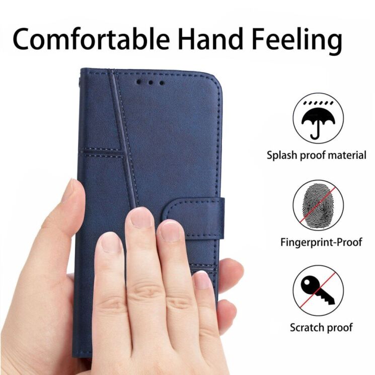 Чехол-книжка UniCase Jet Cover для Xiaomi Redmi Note 14 Pro 5G / Note 14 Pro Plus / Poco X7 - Black: фото 6 из 10