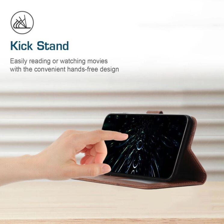Чехол-книжка UniCase Jet Cover для Xiaomi Redmi Note 14 Pro 5G / Note 14 Pro Plus / Poco X7 - Black: фото 8 из 10