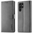 Чехол LC.IMEEKE Wallet Case для Samsung Galaxy S22 Ultra - Grey (289933H)