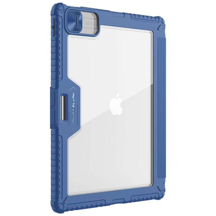 Чехол NILLKIN Bumper Leather Case Pro для Apple iPad Pro 13 (2024) - Blue: фото 5 из 17