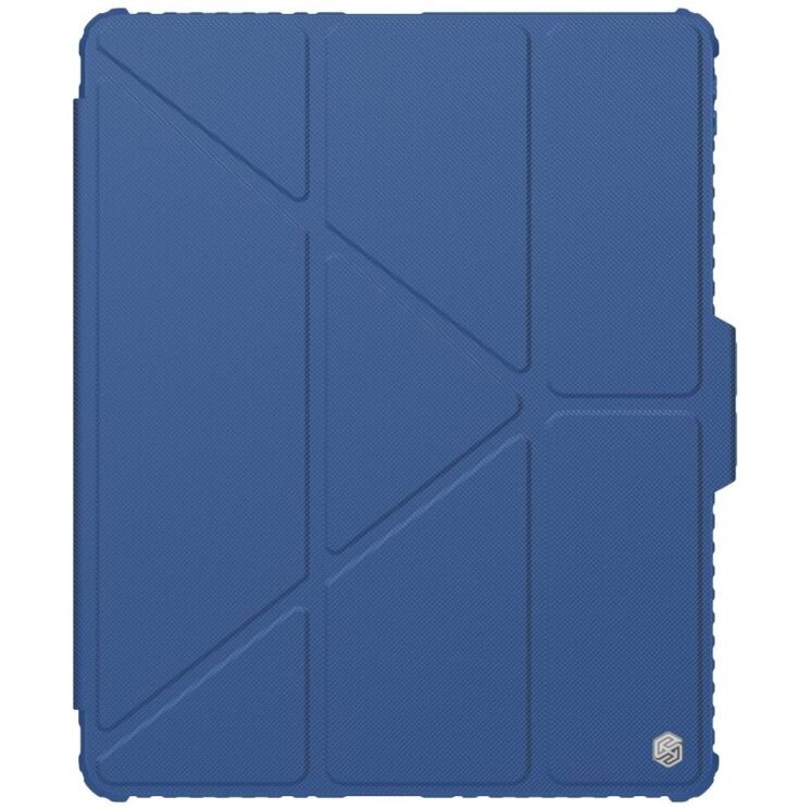 Чехол NILLKIN Bumper Leather Case Pro для Apple iPad Pro 13 (2024) - Blue: фото 4 из 17