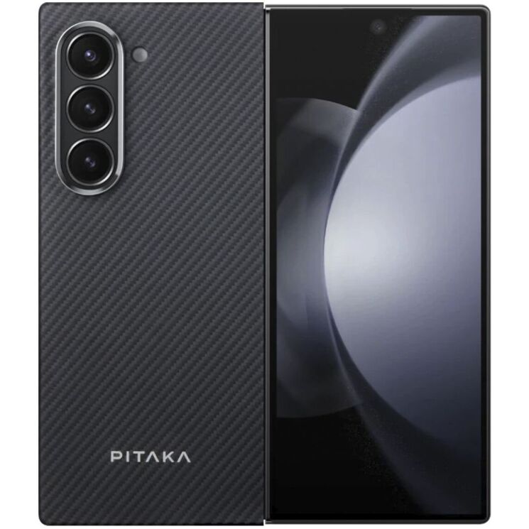 Чехол Pitaka MagEZ Case 5 (FF) для Samsung Galaxy Fold 6 FBFOLD6 - Black / Grey: фото 2 из 10