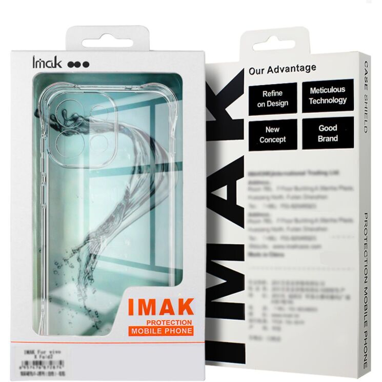 Чохол з посиленими кутами IMAK Airbag MAX Case для OnePlus 15T - Transparent: фото 8 з 8