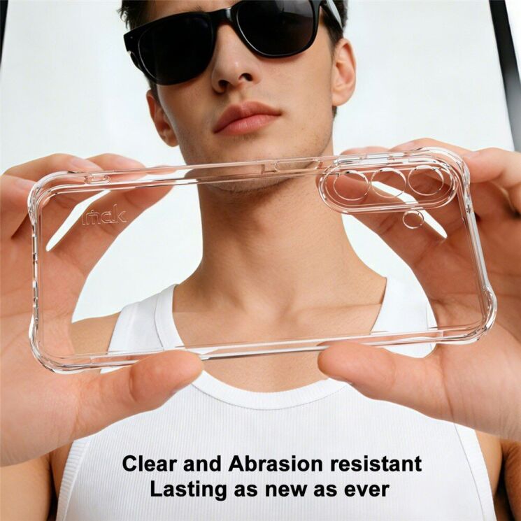 Чехол с усиленными углами IMAK Airbag MAX Case для Samsung Galaxy A27 (A276) - Transparent (408617T) Чехол с усиленными углами IMAK Airbag MAX Case для Samsung Galaxy A27 (A276) - Transparent: фото 5 из 11