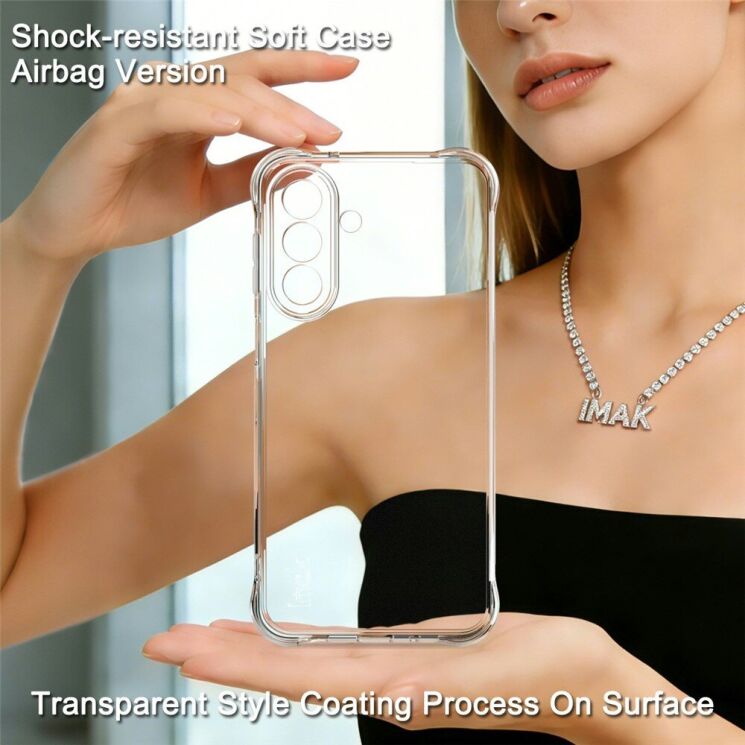 Чехол с усиленными углами IMAK Airbag MAX Case для Samsung Galaxy A27 (A276) - Transparent (408617T) Чехол с усиленными углами IMAK Airbag MAX Case для Samsung Galaxy A27 (A276) - Transparent: фото 4 из 11