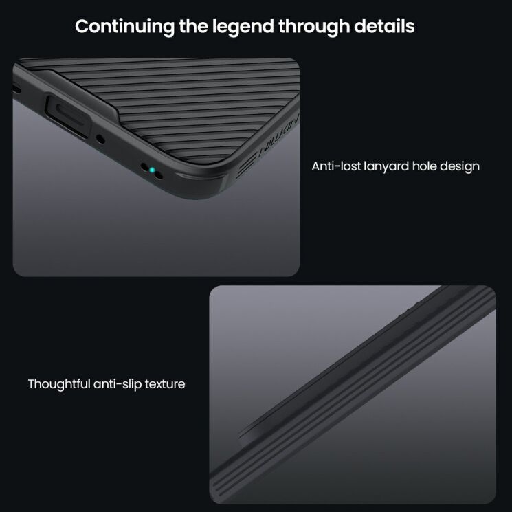 Чохол зі шторкою для камери NILLKIN CamShield Pro для Xiaomi Redmi Note 15 Pro 5G - Black (405004B) Чохол зі шторкою для камери NILLKIN CamShield Pro для Xiaomi Redmi Note 15 Pro 5G - Black: фото 13 з 16