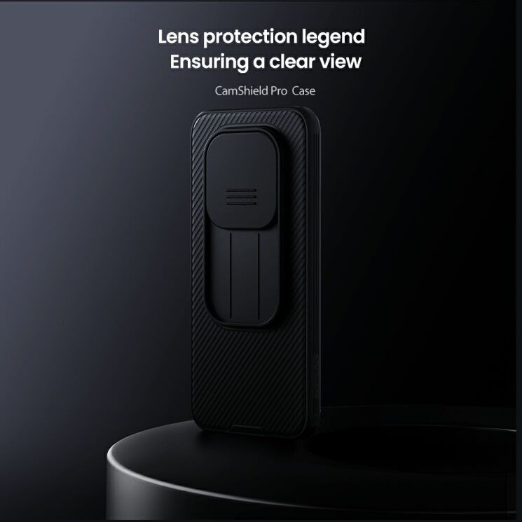 Чохол зі шторкою для камери NILLKIN CamShield Pro для Xiaomi Redmi Note 15 Pro 5G - Black (405004B) Чохол зі шторкою для камери NILLKIN CamShield Pro для Xiaomi Redmi Note 15 Pro 5G - Black: фото 6 з 16