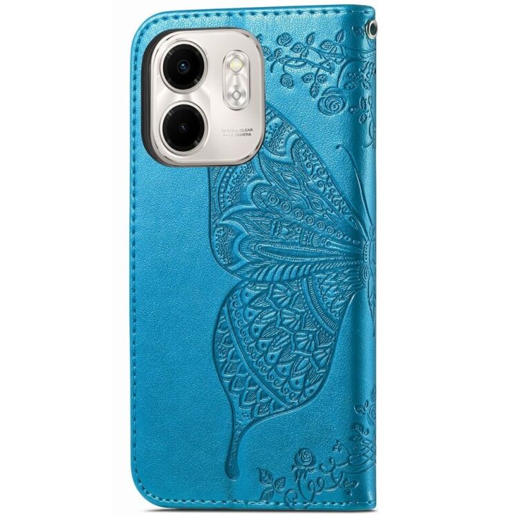 Чохол UniCase Butterfly Pattern для Infinix Smart 9 (X6532) - Blue: фото 6 з 6
