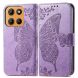 Чехол UniCase Butterfly Pattern для Motorola Moto G15 - Light Purple (377409LV). Фото 2 из 12