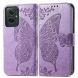 Чехол UniCase Butterfly Pattern для Motorola Moto G55 - Light Purple (366133LV). Фото 1 из 7