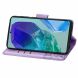 Чехол UniCase Butterfly Pattern для Motorola Moto G55 - Light Purple (366133LV). Фото 3 из 7
