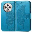 Чехол UniCase Butterfly Pattern для OPPO Reno 12 F/FS - Blue (360124L)
