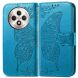 Чехол UniCase Butterfly Pattern для OPPO Reno 12 F/FS - Blue (360124L). Фото 1 из 10