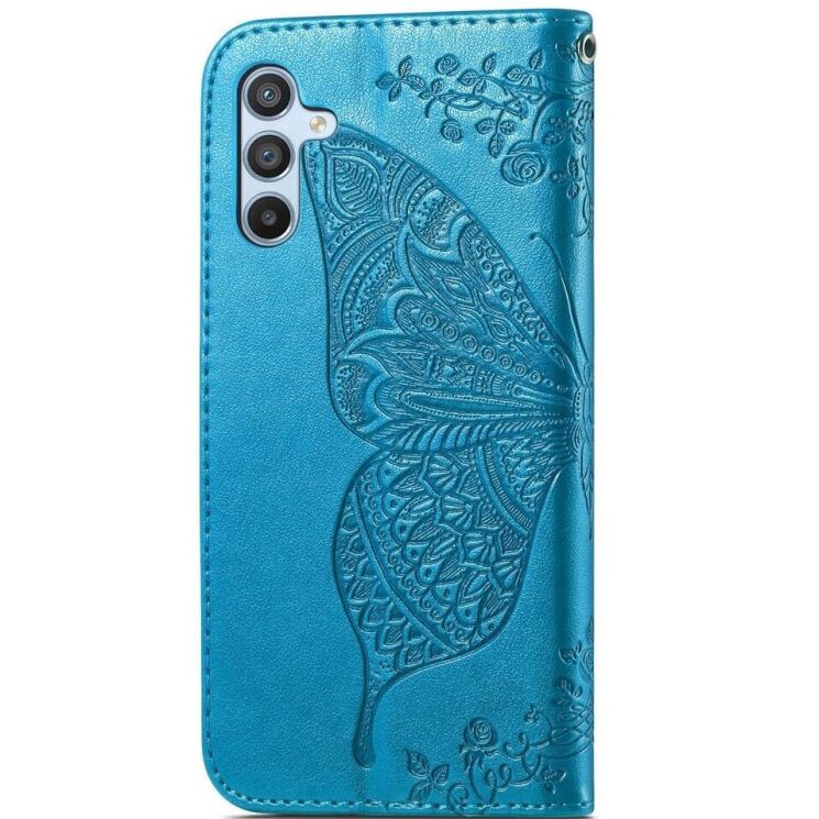 Чехол UniCase Butterfly Pattern для Samsung Galaxy A36 (A366) / A56 (A566) - Blue: фото 6 из 10