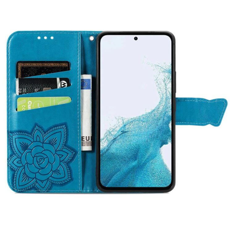 Чехол UniCase Butterfly Pattern для Samsung Galaxy A36 (A366) / A56 (A566) - Blue: фото 2 из 10