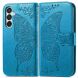Чехол UniCase Butterfly Pattern для Samsung Galaxy M15 (M156) - Blue (349533L). Фото 1 из 8